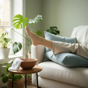 درمان خانگی ورم پای چپ