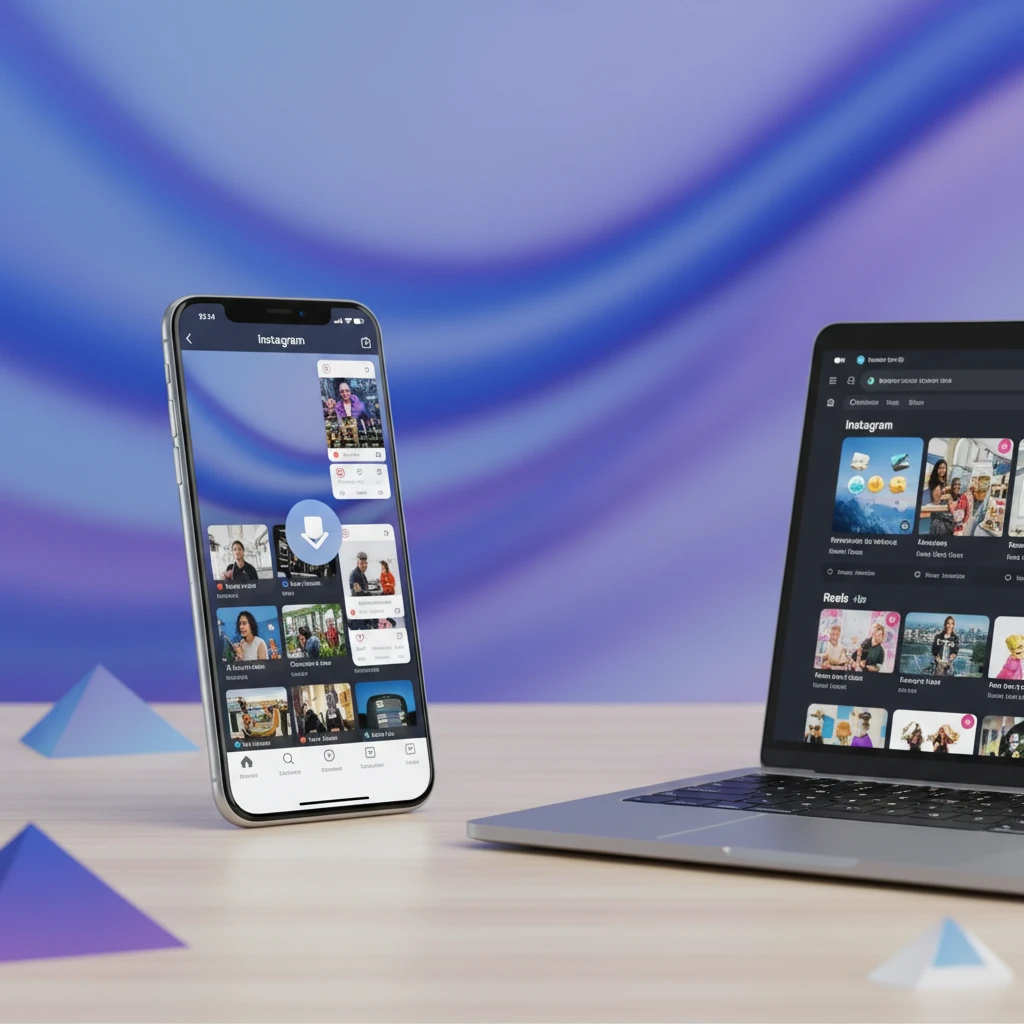 دانلود از اینستاگرام با لینک مستقیم (آموزش ذخیره ریلز، استوری و پست)